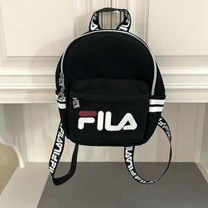 FILA Small Black Backpack NWOT